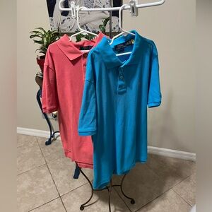 2 x Polo Ralph Lauren Classic Fit Polo Shirt - Boys L - 14 - 16 Bundle Lot